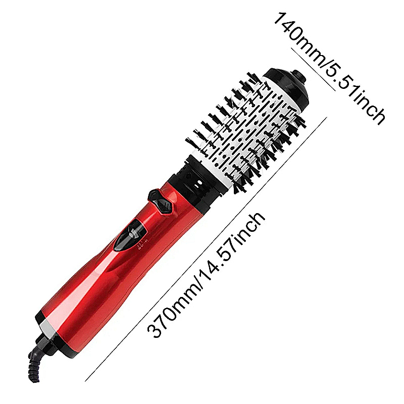 Hair Curling Wand - 3-in-1 Heteluchtstyler Draaiende Haardroger Borstelset met
