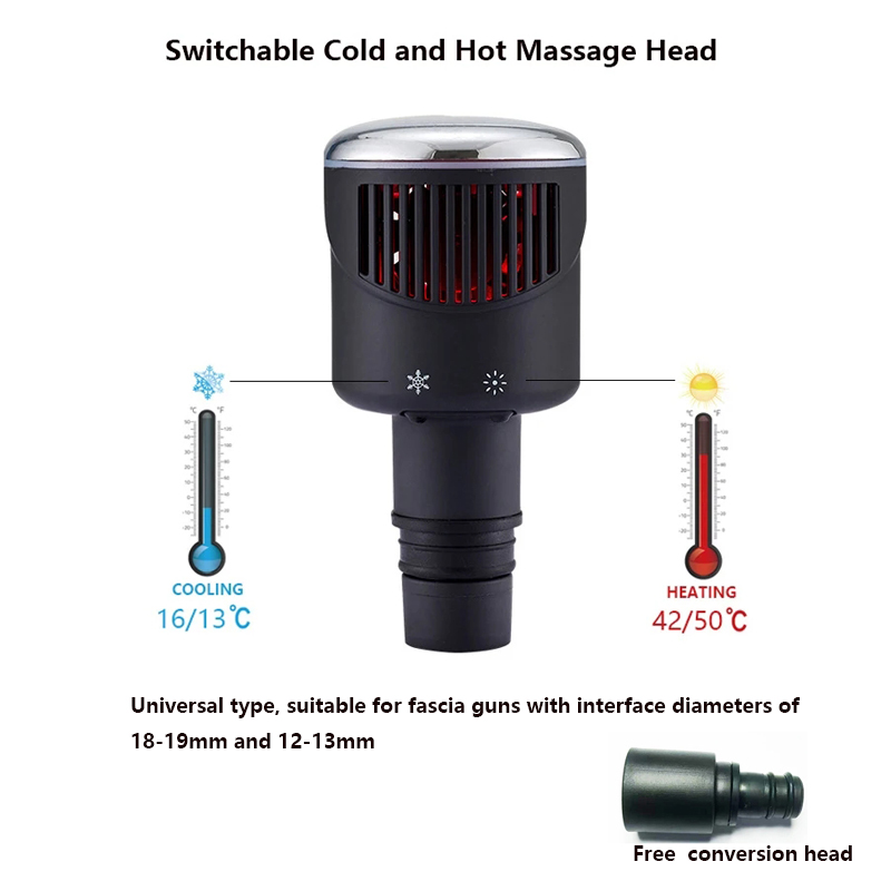 Hair Scalp Massager - Nieuwe Warmte-Koude Fascia Pistool Massage Hoofd