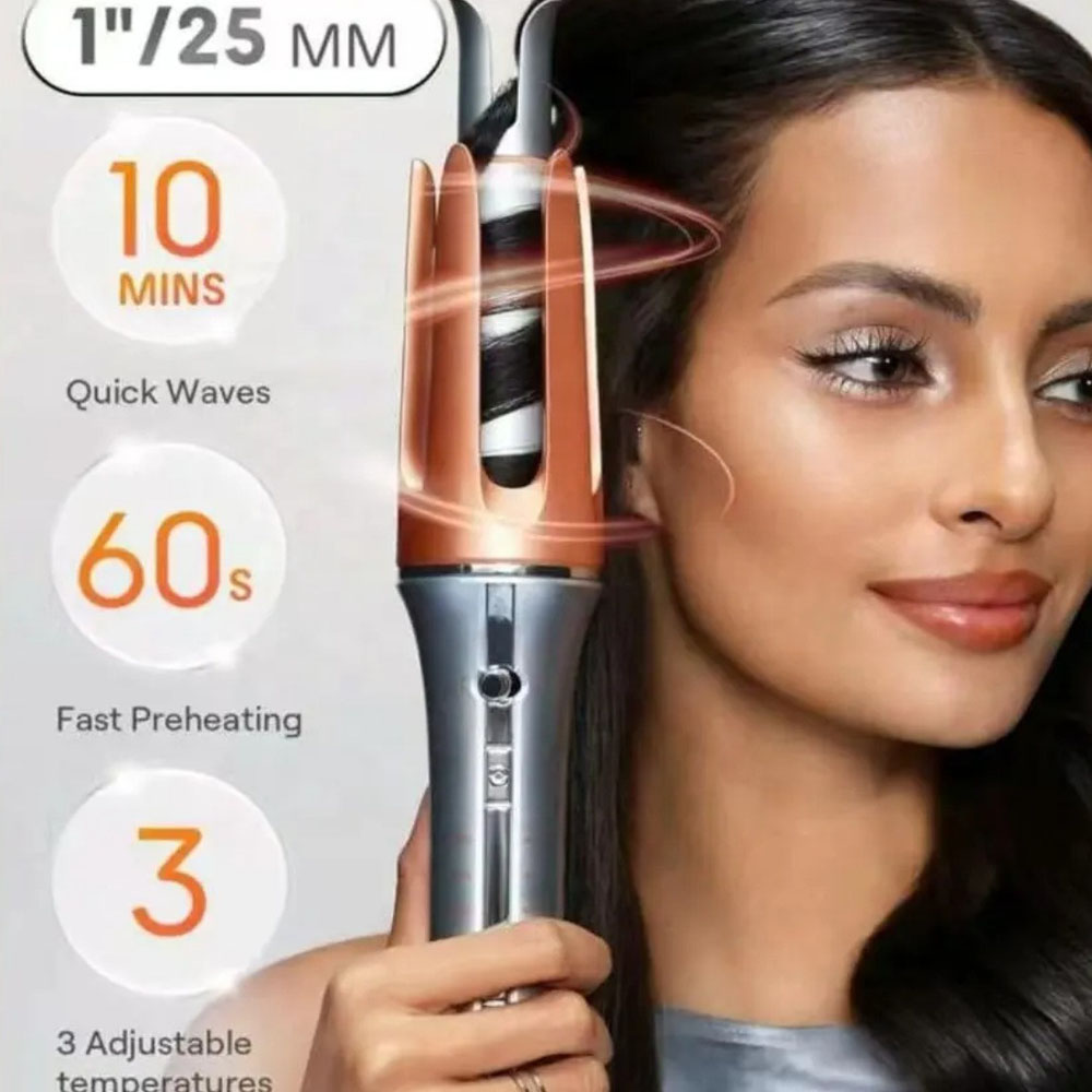 Hair Curling Wand - Automatische krultang Grote krul Negatieve ionen