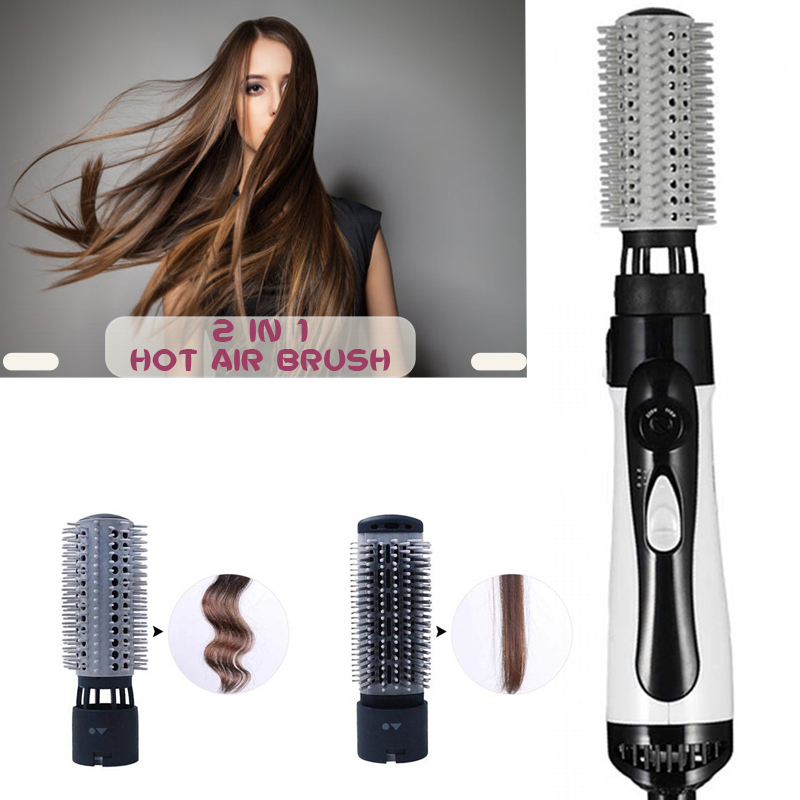 Hair Straightener - Heteluchtborstel, één-stapshaardroger, volumizer, negatieve ionen styler,