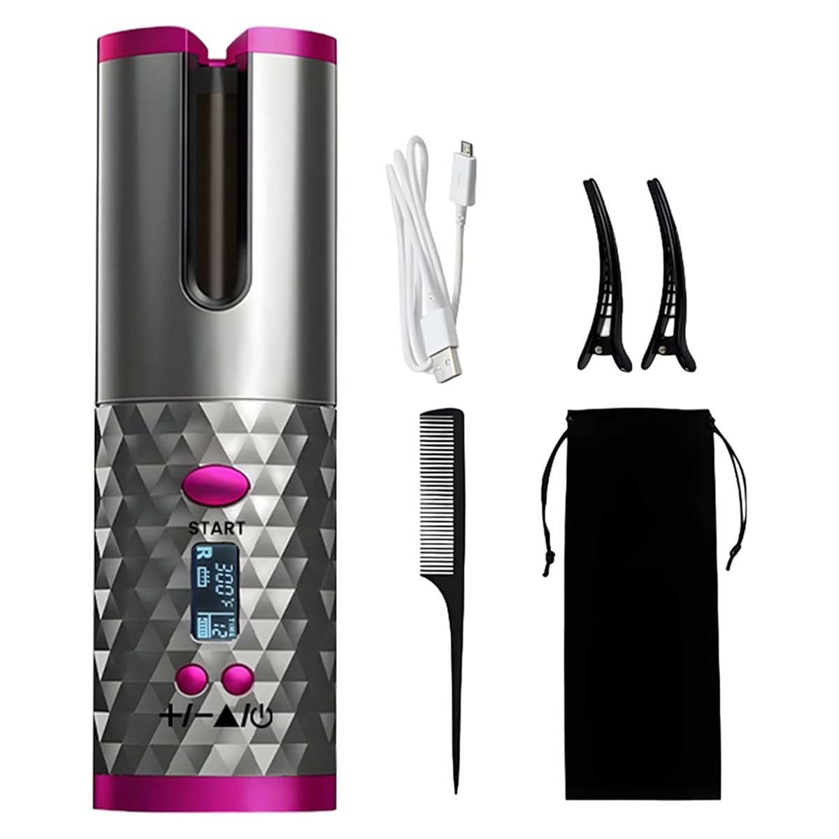 Hair Curling Wand - N18R draadloze krultang Beach Waves Styler