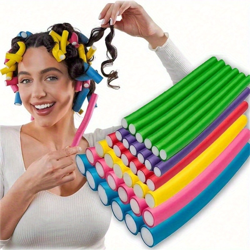 10 st Flexibele Heatless Haarr - Hair Curling Wand recensie en prijs