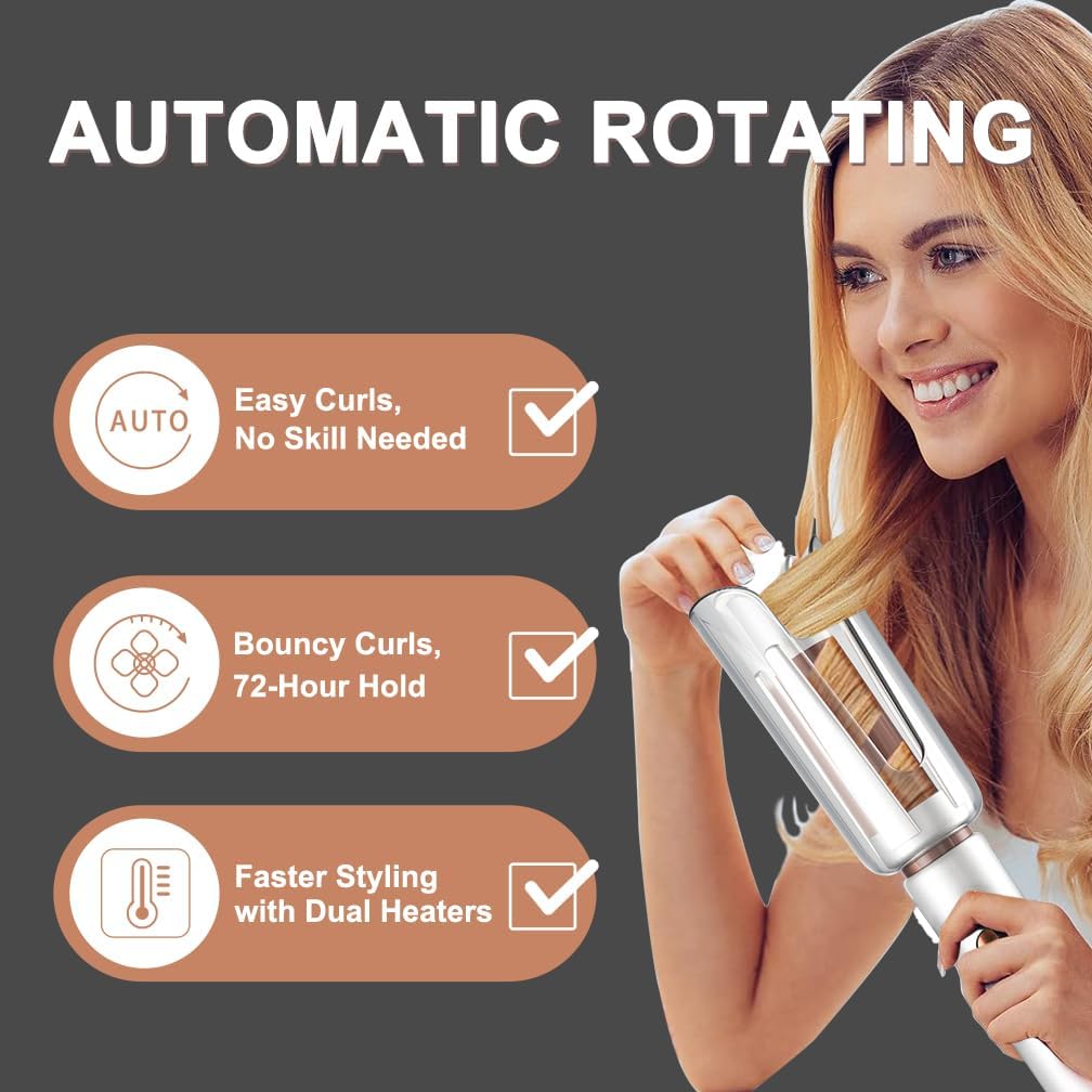 Automatische roterende krultan - Hair Curling Wand recensie en prijs