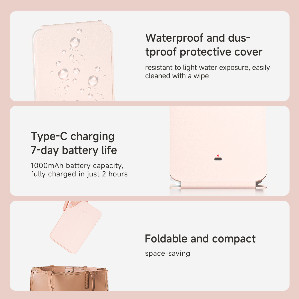 DOCO make-upspiegel opvouwbare - Beauty Lab Makeup recensie en prijs