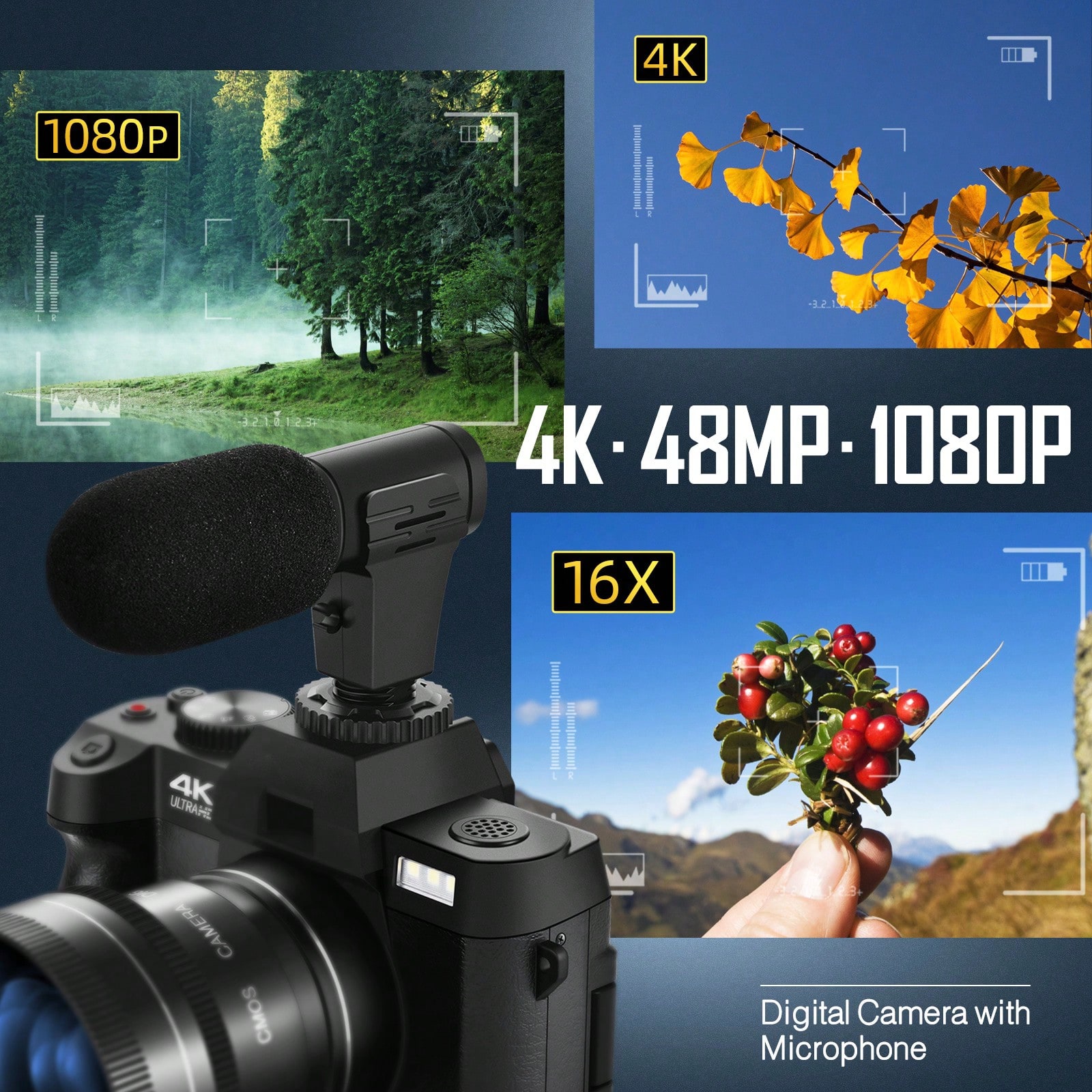 4K digitale camera's voor foto - Beauty Makeup App recensie en prijs