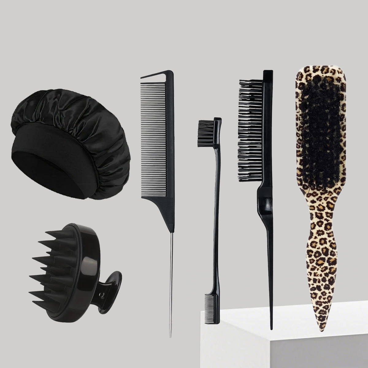 6-delige haarstylingset - hoof - Hair Scalp Massager recensie en prijs