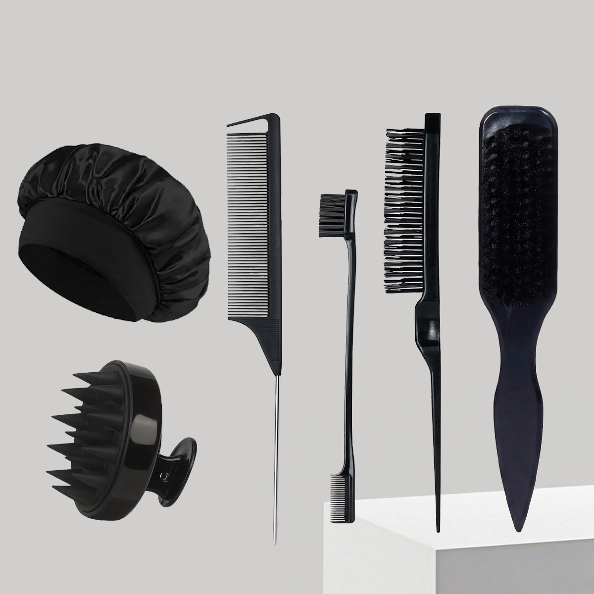 6-delige haarstylingset - hoof - Hair Scalp Massager recensie en prijs