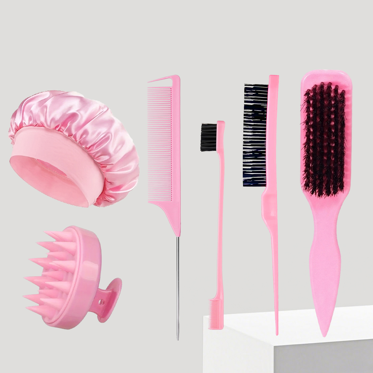 6-delige haarstylingset - hoof - Hair Scalp Massager recensie en prijs