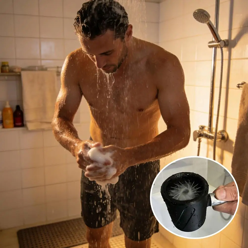 Douchekop voor mannen, krachti - Hair Scalp Massager recensie en prijs