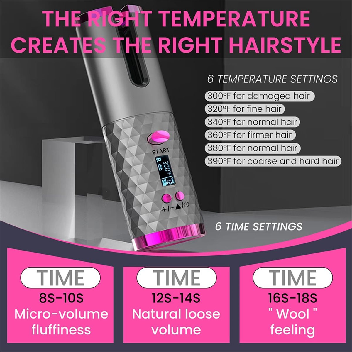 N18R draadloze krultang Beach  - Hair Curling Wand recensie en prijs
